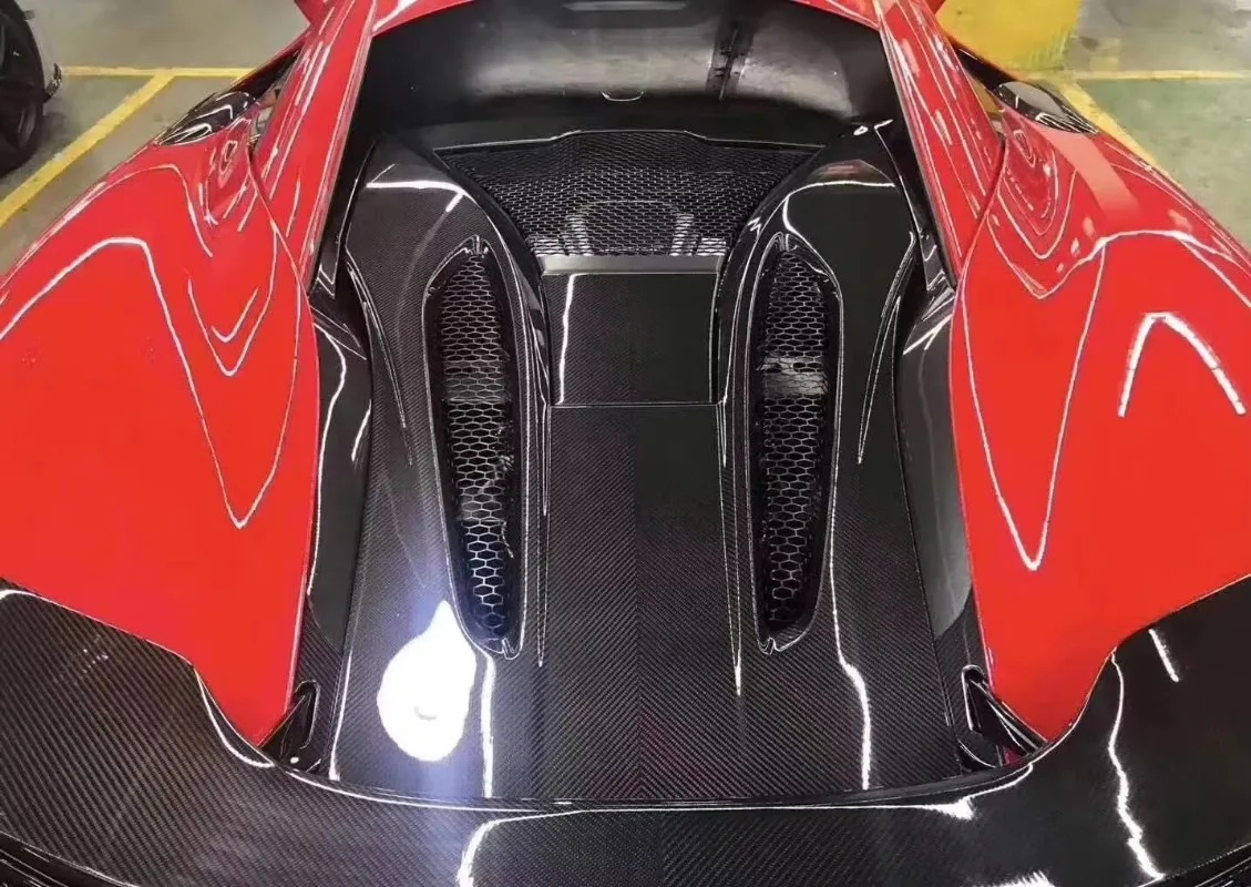 Dry Carbon OEM Hood Rear Engine Cover for 570S 540C Excellent Quality Good Fit
